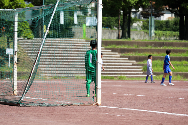 サッカーチームに所属する息子