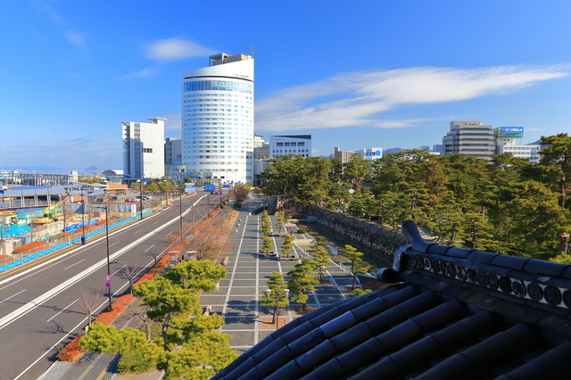 サンポート高松周辺の風景