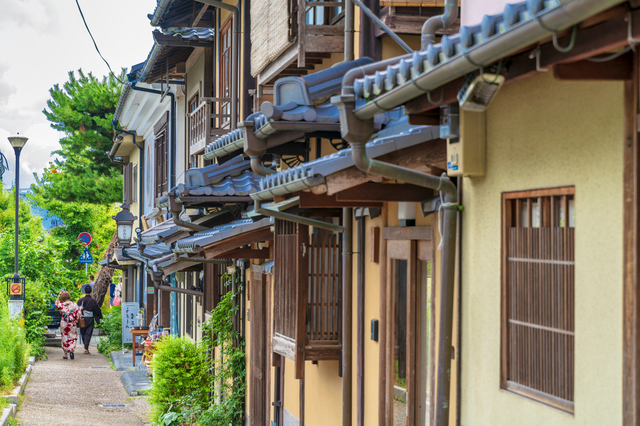 京都東山の街並み