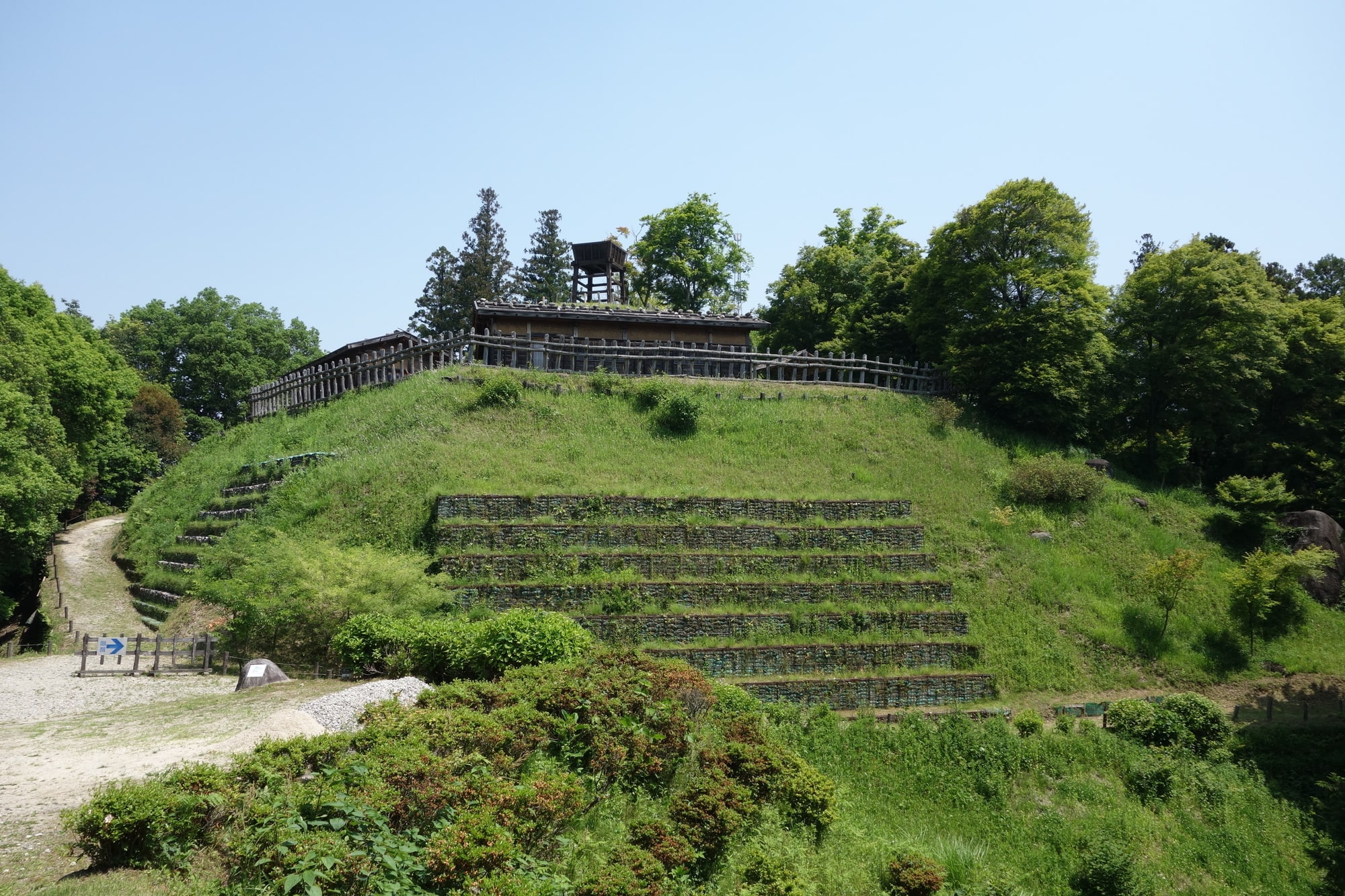 「足助城」という城跡公園