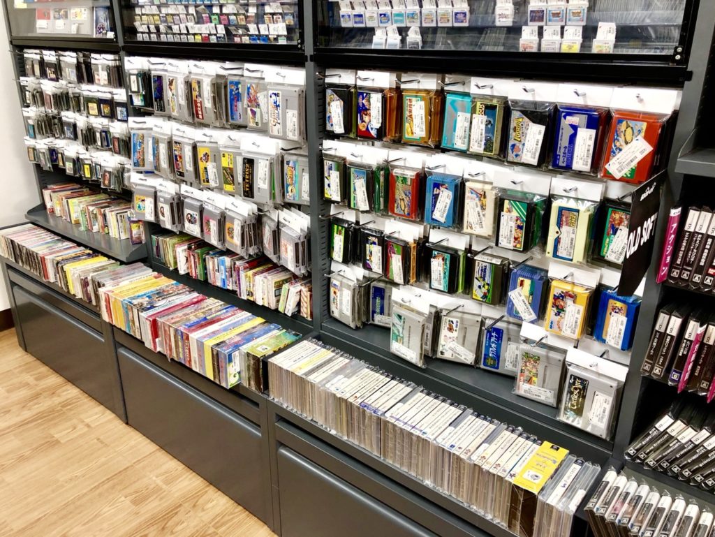 レトロゲーム売り場（BOOKOFF 八王子大和田店）