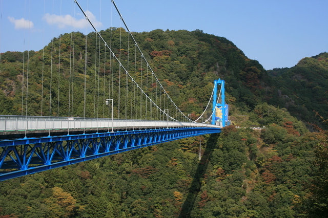 橋が架かっている高さが凄い