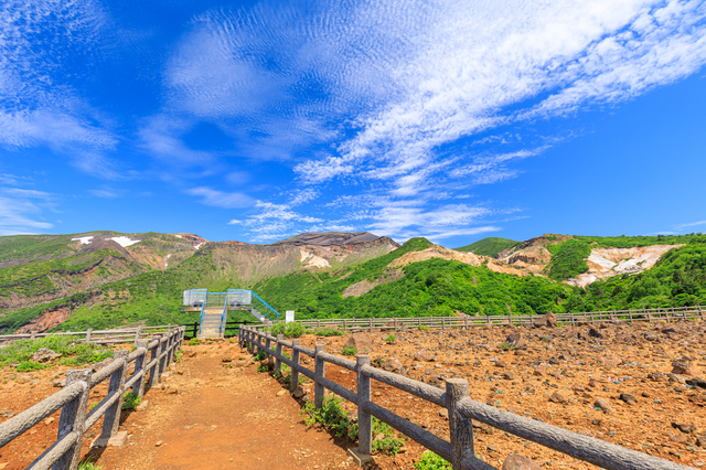 蔵王連峰の中でも最も標高の高い場所にあるスポット