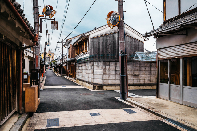 雰囲気のいい町並み