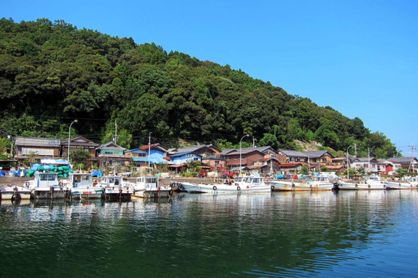 レトロな街並み（沖島）