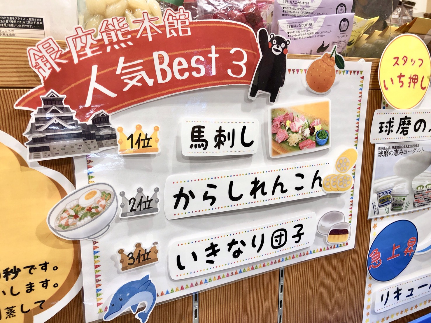 銀座熊本館の人気商品Best3