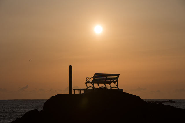 日本最南端の夕日スポット