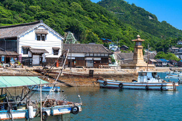 「鞆の浦」の古い街並み