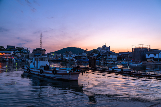 鞆の浦の夕暮れ