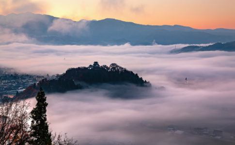 雲海を撮影