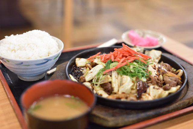 鉄板焼きランチ