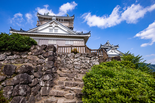 越前大野城の石垣