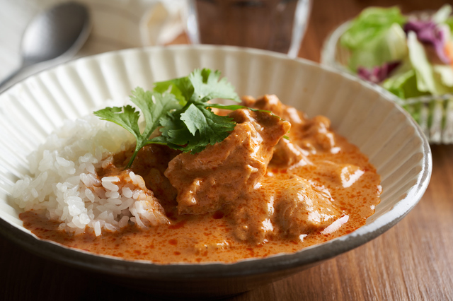 福島で食べたチキンカレー