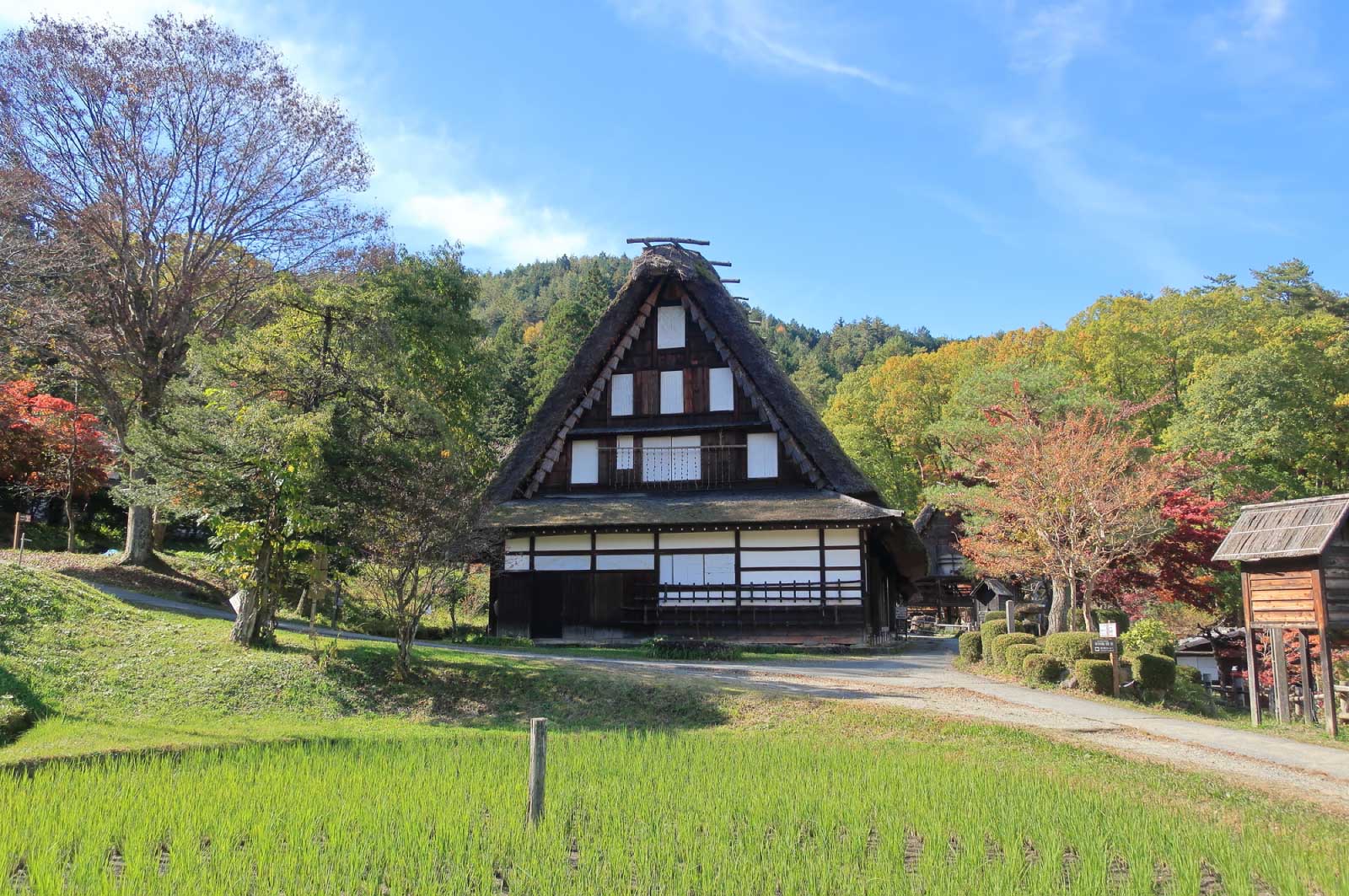 飛騨民俗村（オープン当初は飛騨民族館）