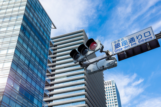 銀座の交差点