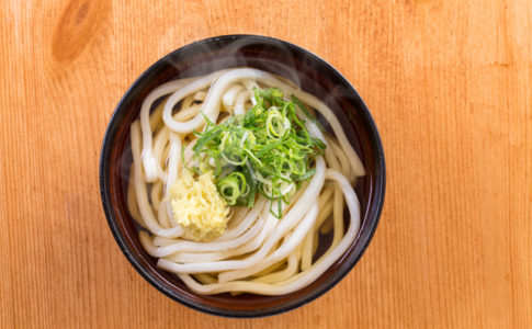 シンプルなかけうどん