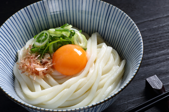 五反田で食べる釜玉うどん