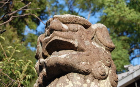 片埜神社の狛犬