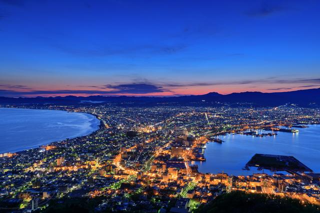 北海道の観光地・函館の夜景