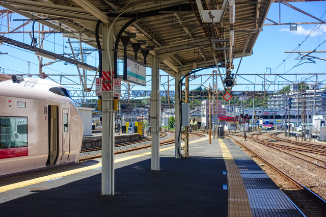 水戸駅のホーム