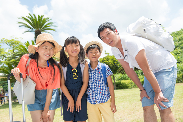 夏休みの家族旅行