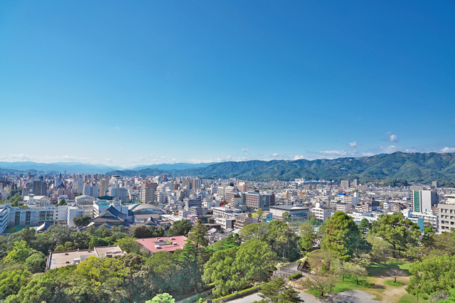 高知市内の景色