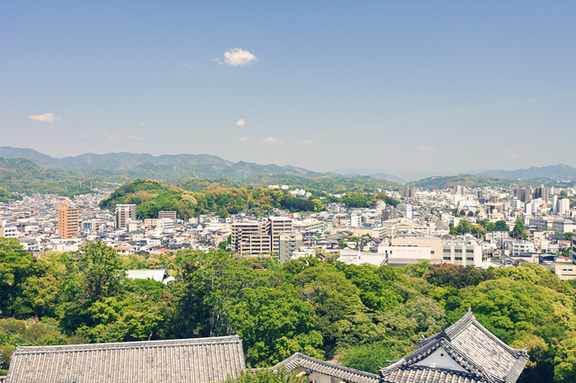 高知市の街並み