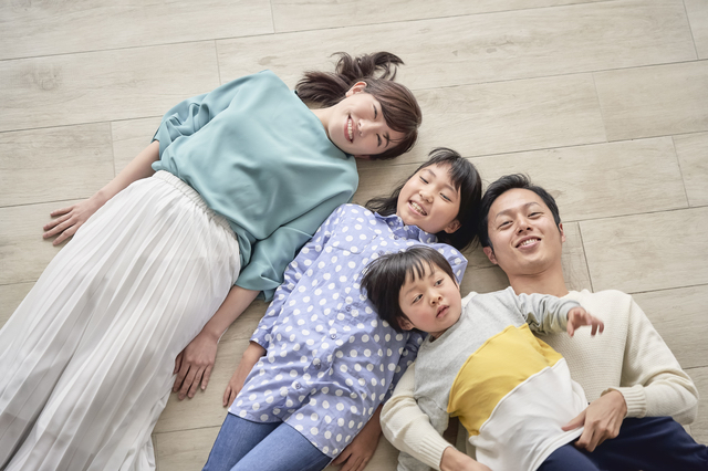 2人の子どもと妻の4人暮らし