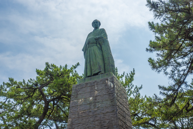 桂浜の龍馬像