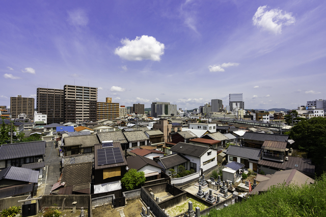 岡山県倉敷市の街並み