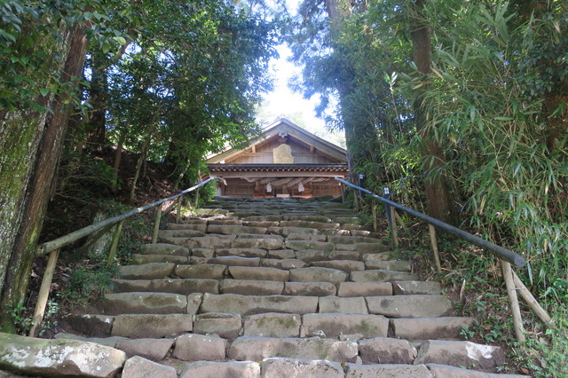 神魂神社（松江）の石段