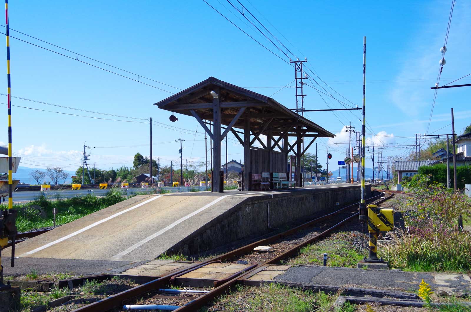 松江にあるレトロな駅