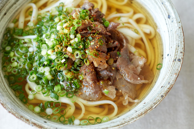 関西の肉うどん