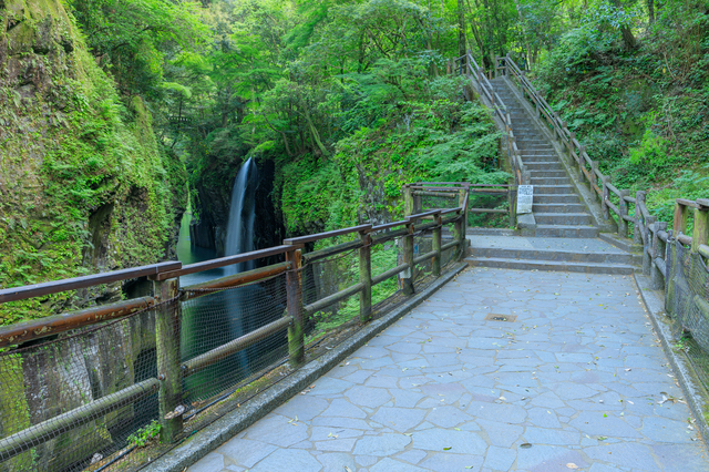 高千穂峡（宮崎）の遊歩道