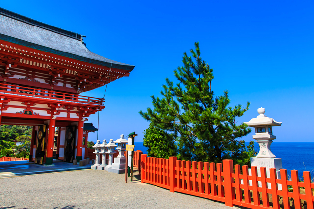 晴天の鵜戸神宮