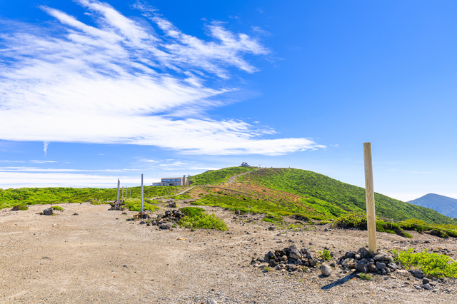 蔵王連峰（刈田岳山頂風）