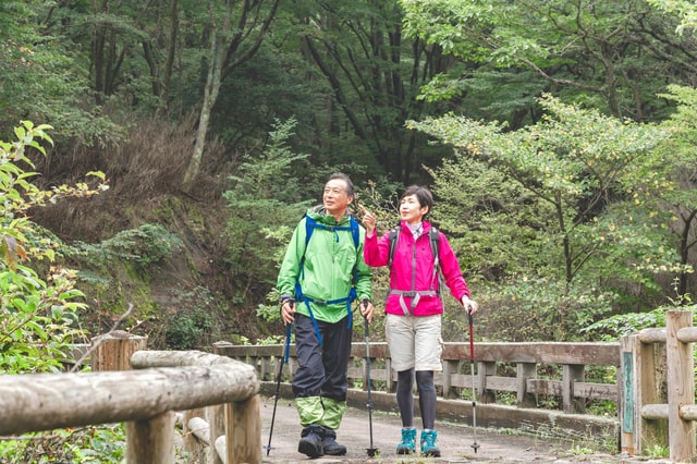 夫婦で山歩き