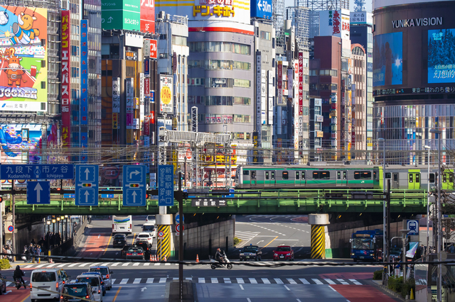 東京を走る山手線