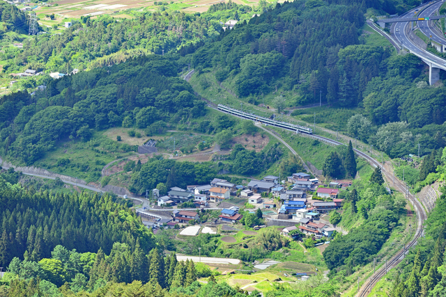 冠着山付近