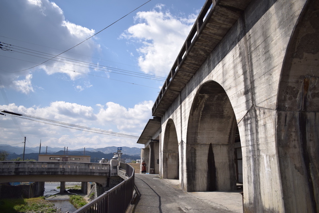 土木学会選奨土木遺産にも認定された五新鉄道