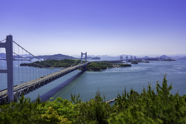 岡山を結ぶ瀬戸大橋