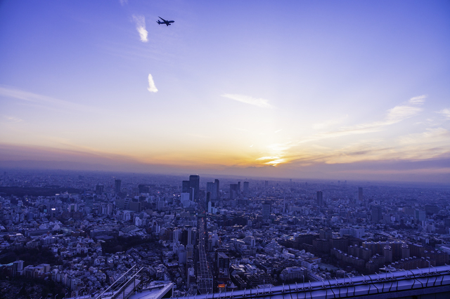 六本木の夕景