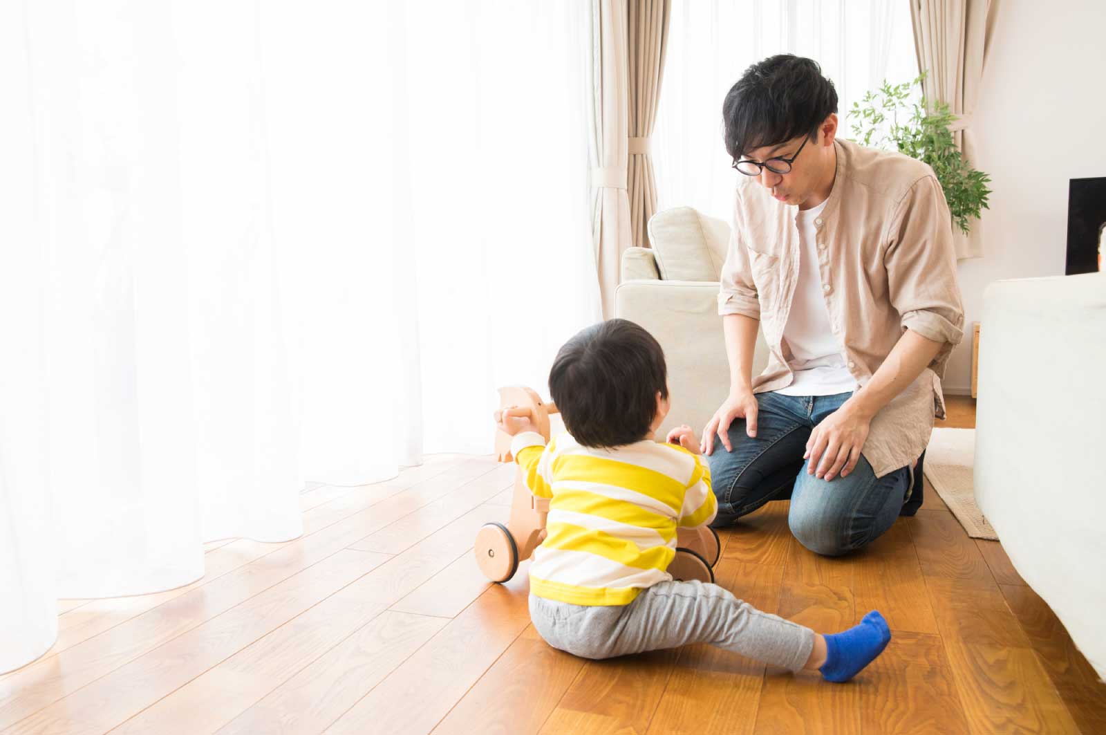 子供を連れてどこかへ出かけてほしい