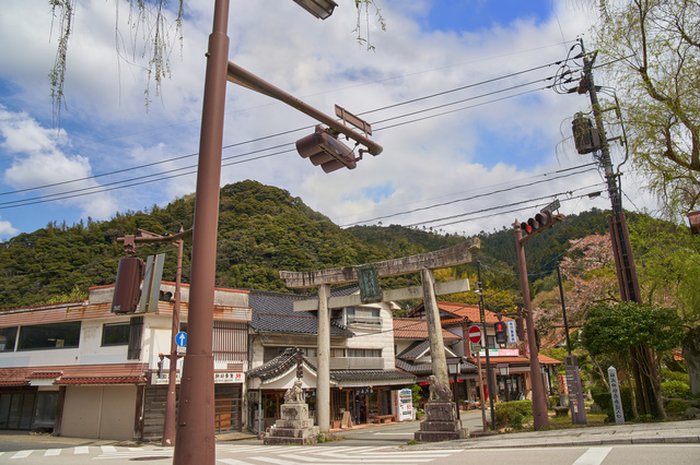 津和野（稲成神社表参道入口付近）