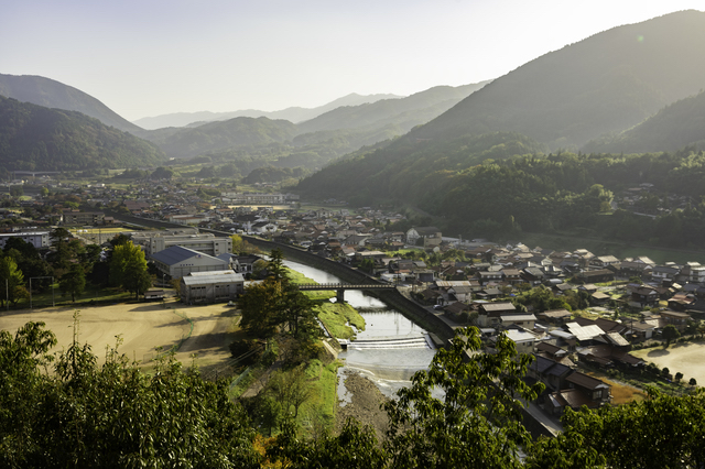 津和野（島根）の市街地