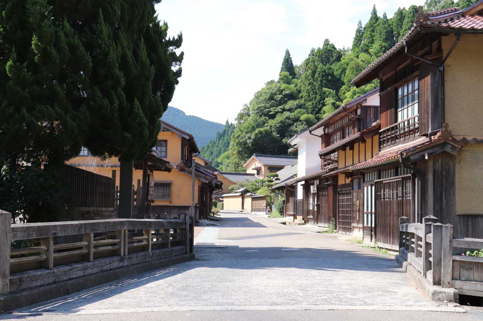 大森地区の街並み