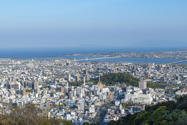 徳島の街並み