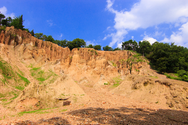 世界三大土柱の一つ阿波の土柱（徳島）