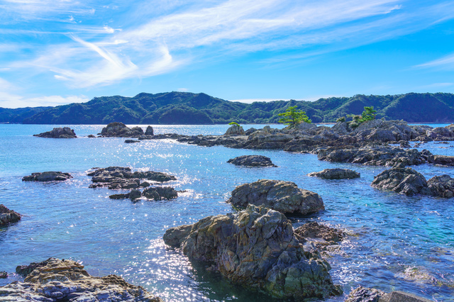 和歌山・那智勝浦の浜辺