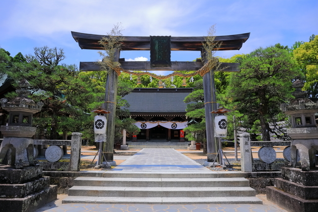 松陰神社の鳥居